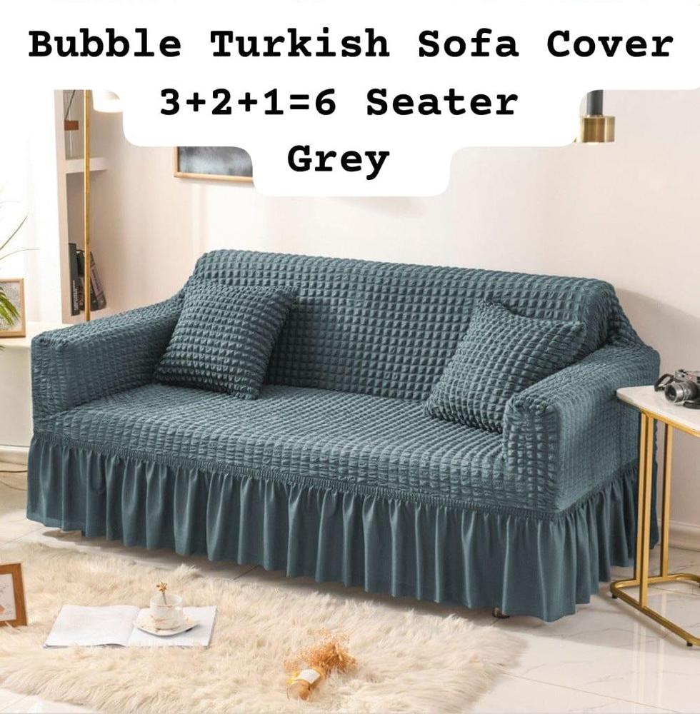 6 Seaters Bubble Turkish Sofa Covers