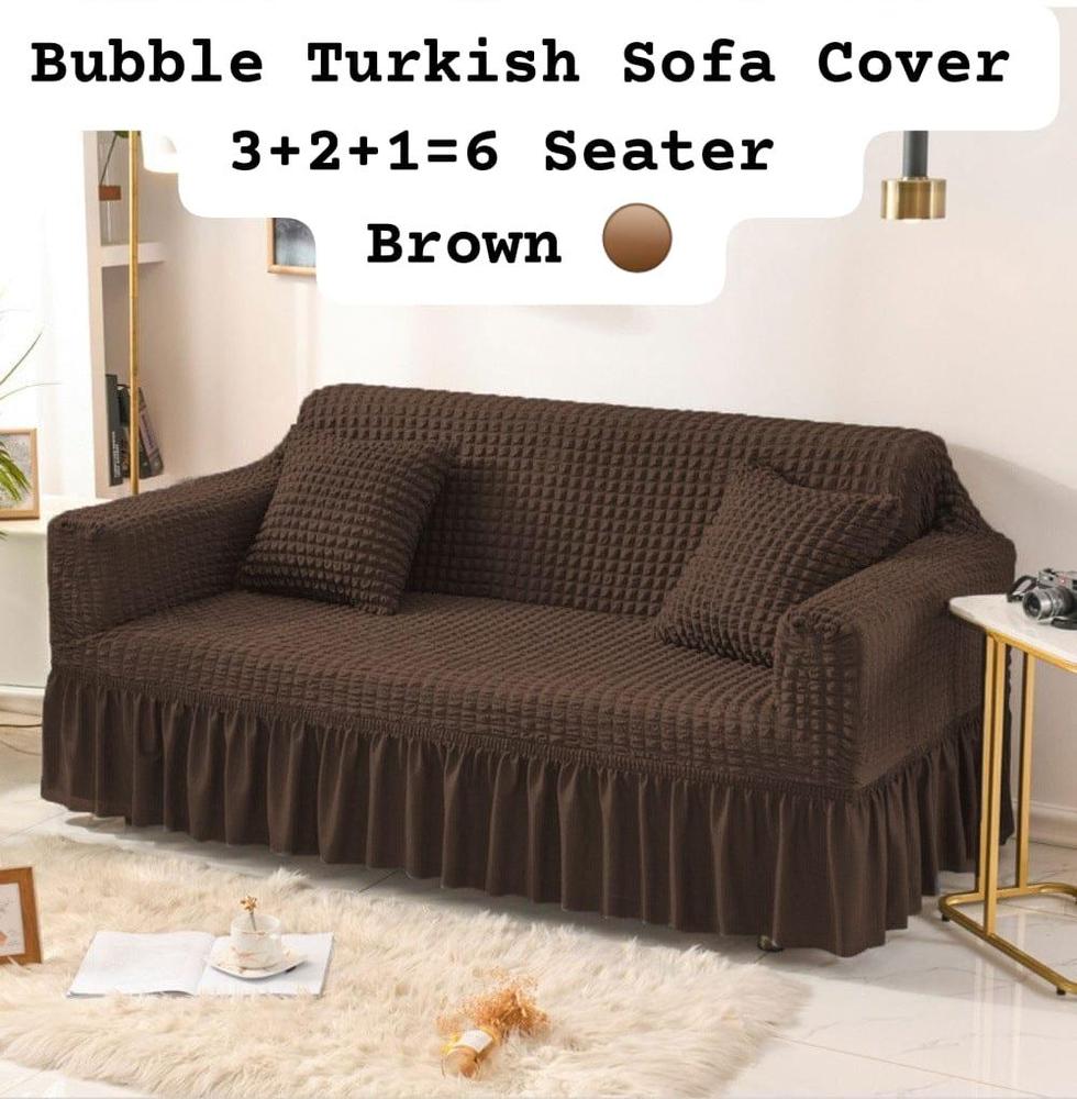 6 Seaters Bubble Turkish Sofa Covers
