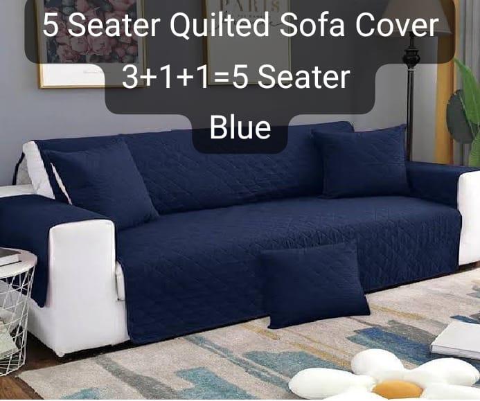 5 Seater Cotton Quilted Sofa Covers