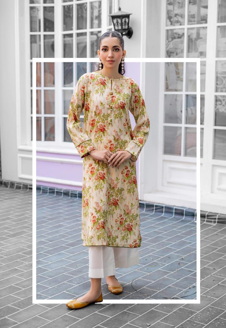 1 Pc Women's Unstitched Printed Kurti