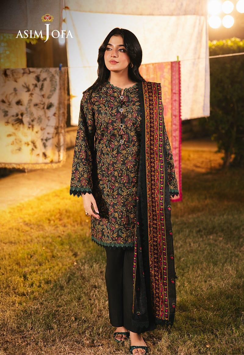 3 Pcs Women's Unstitched Printed Suit