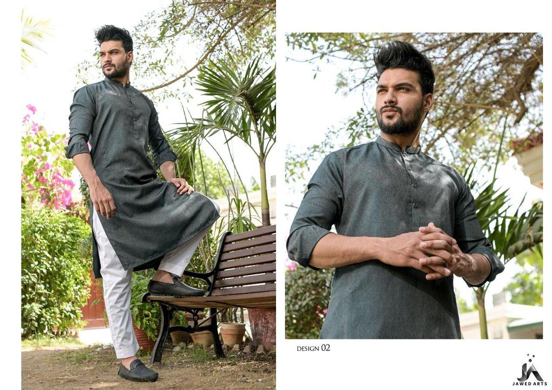 Men’s Unstitched Wash And Wear Textured Suit