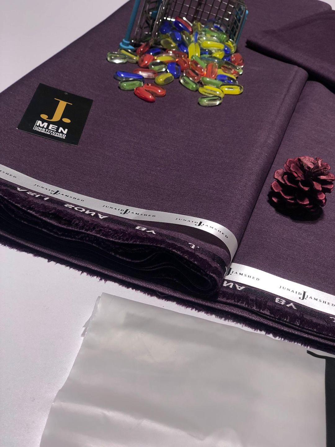 Men’s Unstitched Wool Plain Suit