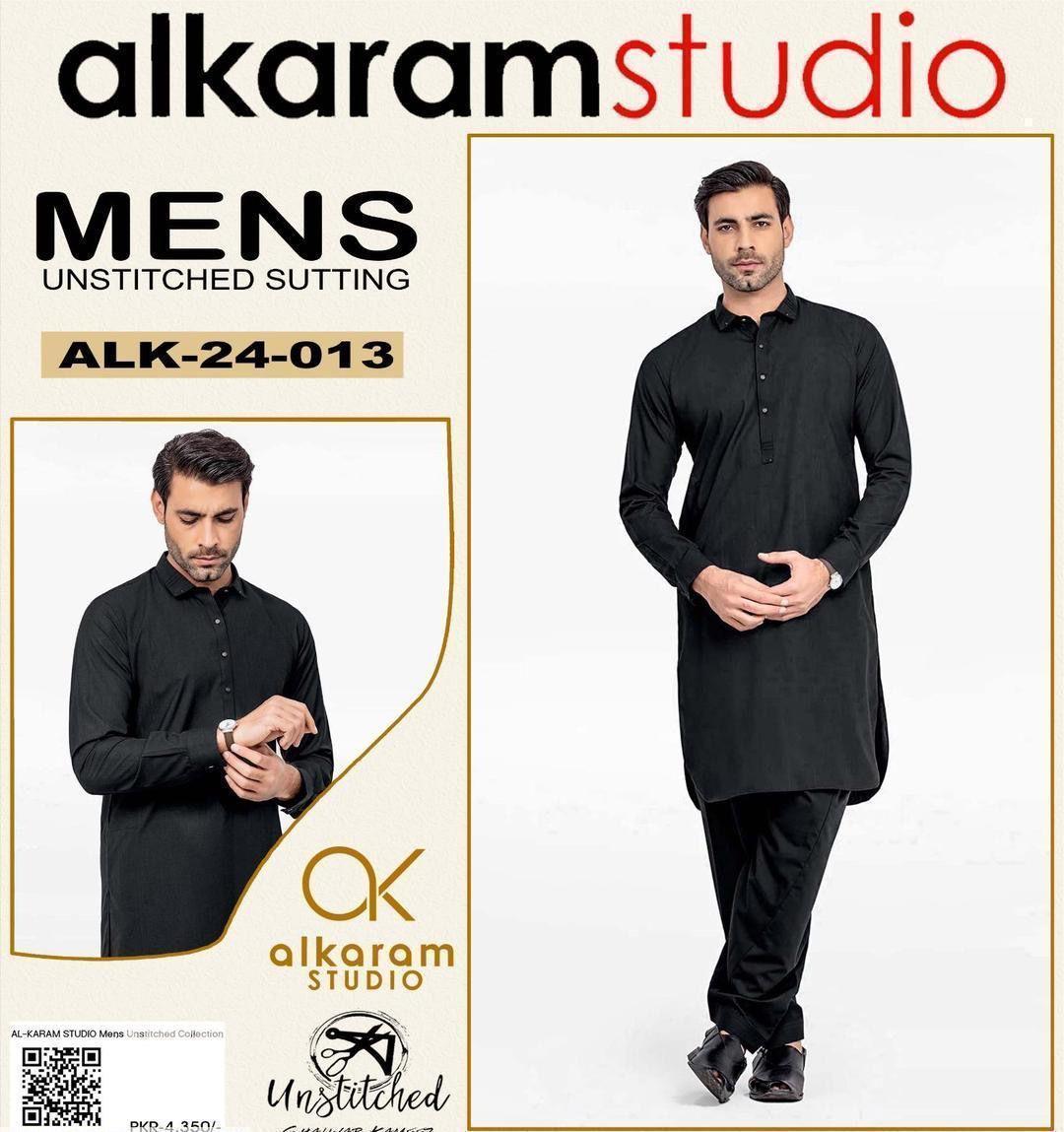 Men’s Unstitched Wash And Wear Plain Suit