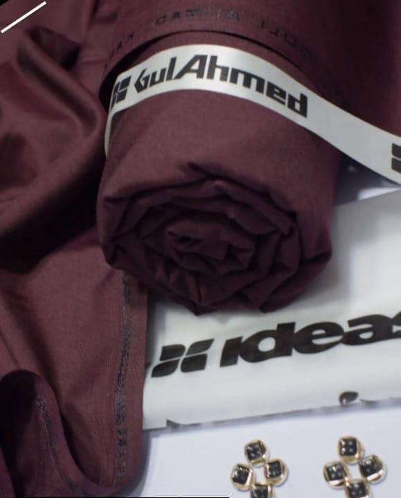 Men’s Unstitched Wash And Wear Plain Suit