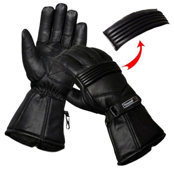 2 Pcs Leather Gloves 