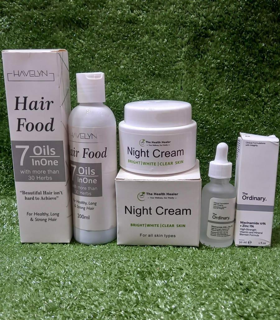 3 in 1 Skincare & Haircare Bundle - Ultimate Beauty Kit with 3Pcs