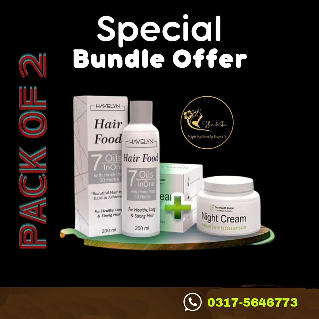 2 in 1 Skincare & Haircare Bundle