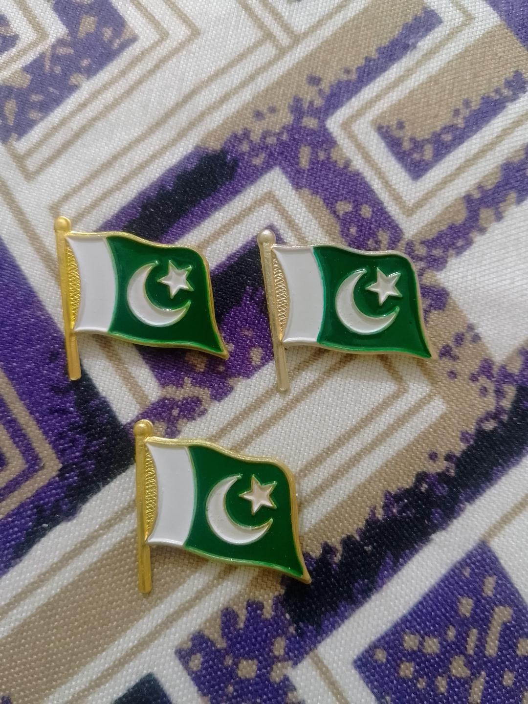 Azaadi Bundle: 14th August Special - 3 Pcs Flag Set