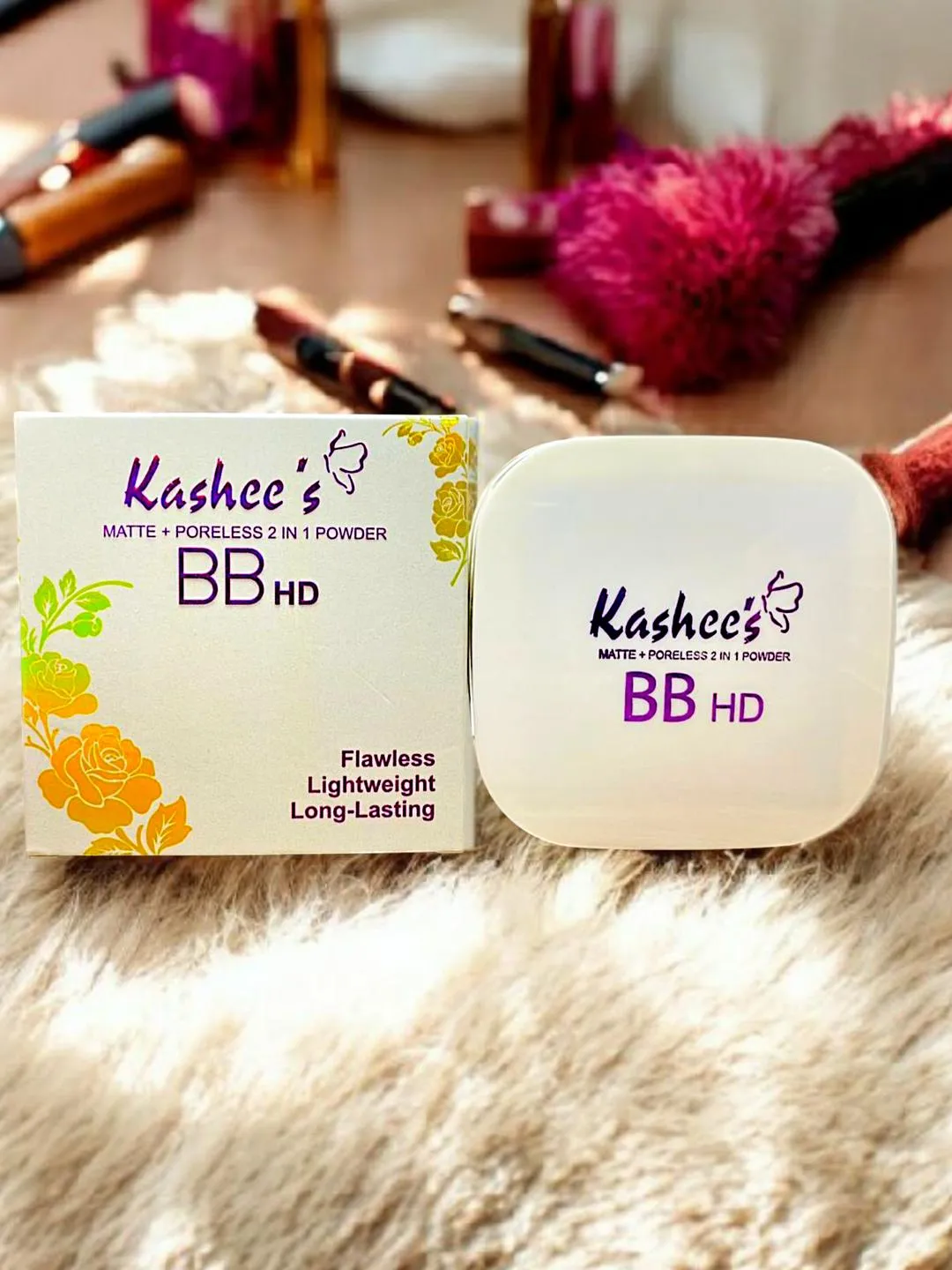 Kashees 2 In 1 Flawless BB HD Face Powder