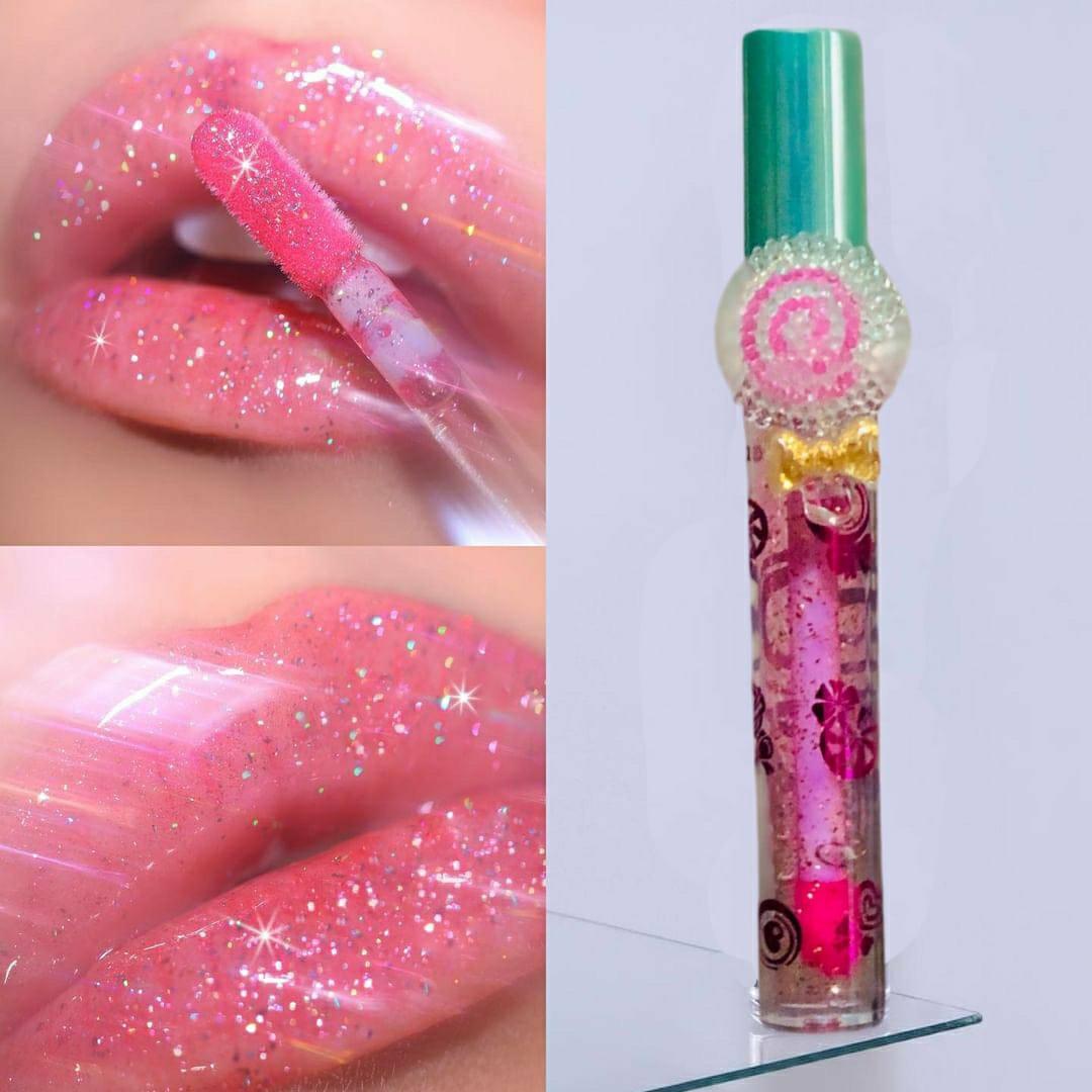 High Pigmented Velvet Glossy Lip Gloss - Cherry Shade (2 Pcs)