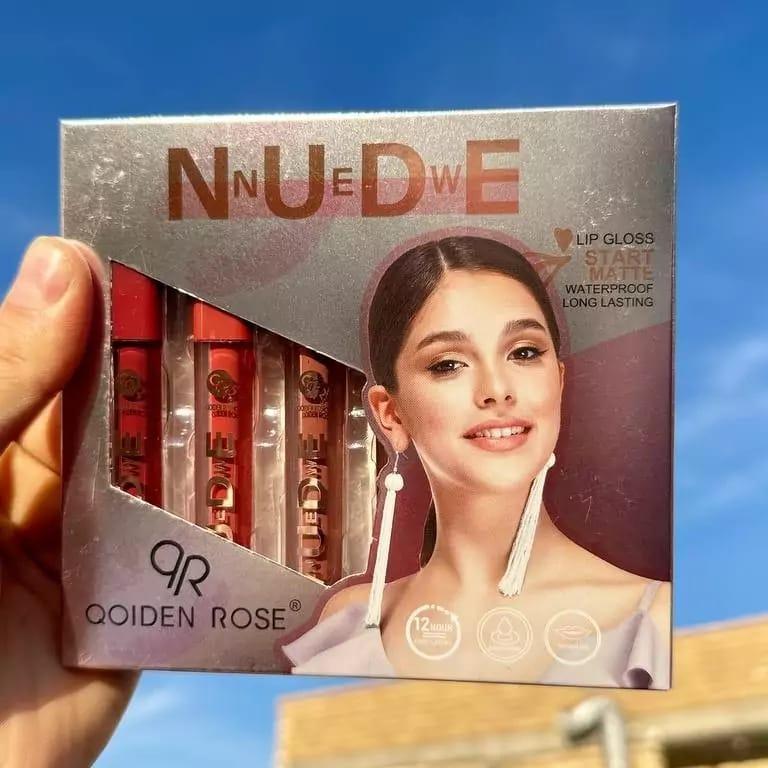 6 Pcs High Pigment Matte Lipgloss