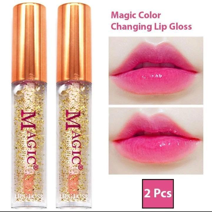 High Pigmented Glossy Lip Gloss - Magic Rose | 2 Pcs