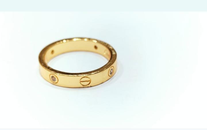 Dainty Plain Rings Set, Pack Of 2