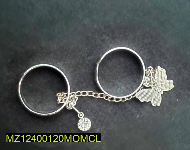 Women Pair Silver Ring 