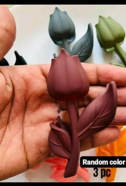 3 Pcs Medium Length Multicolor Hair Claw - Perfect for All Hair Types