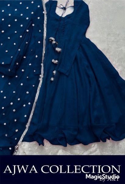 3 Pcs Women's Stitched Plain Suit