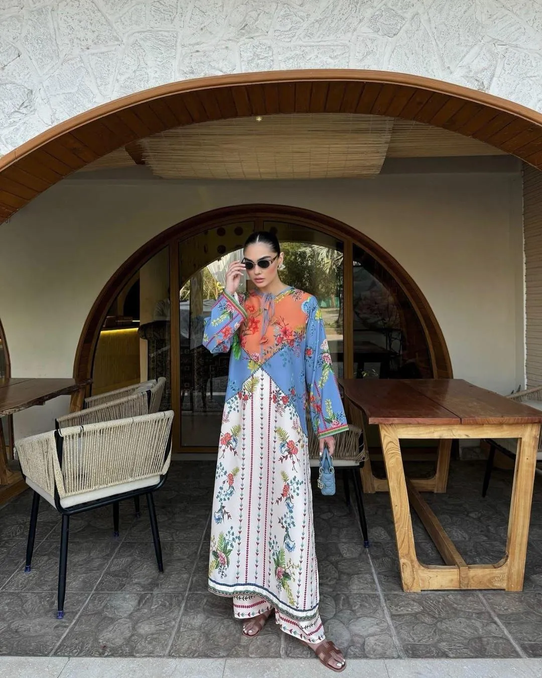 2 Pcs Women's Stitched Swiss Lawn Printed Shirt And Trouser