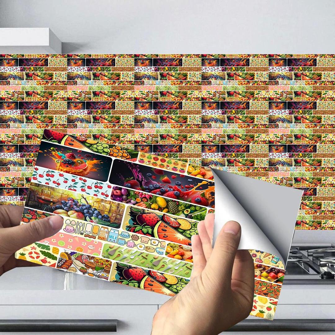 Modern Design Quartz Wall Tile Stickers - 150 Pcs Self-Adhesive, Waterproof Decorations