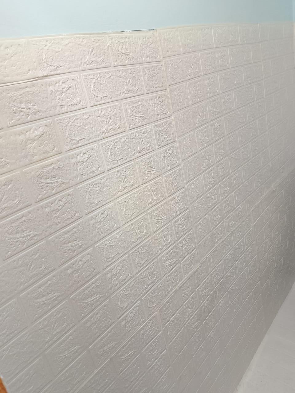 Modern Design Quartz Wall Tile Sticker - 3 Pcs Self-Adhesive, Waterproof Decor
