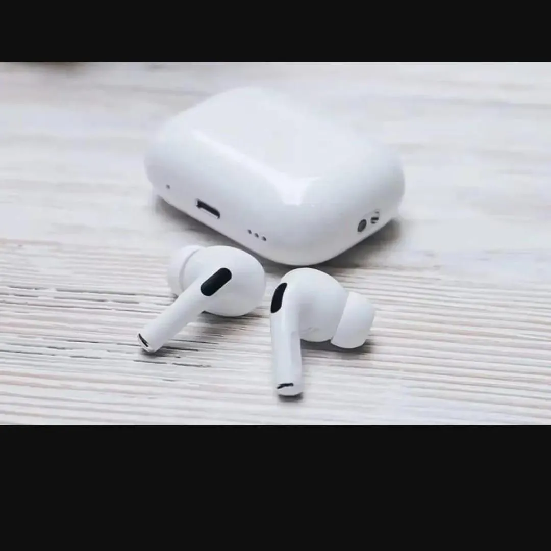 Wireless Bluetooth 5.3 Airpods with Active Noise Cancellation - White - 1 Pcs