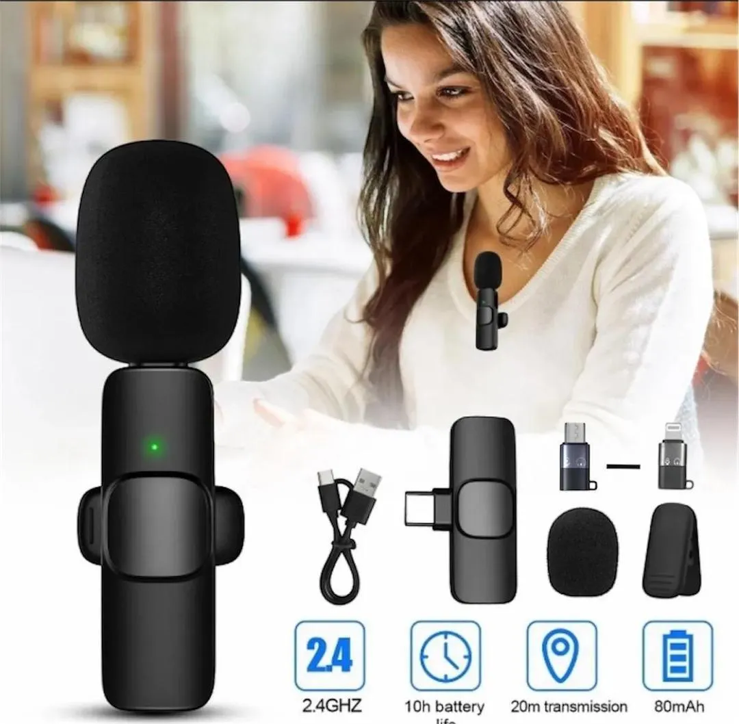 3 in 1 K8 Wireless Microphone