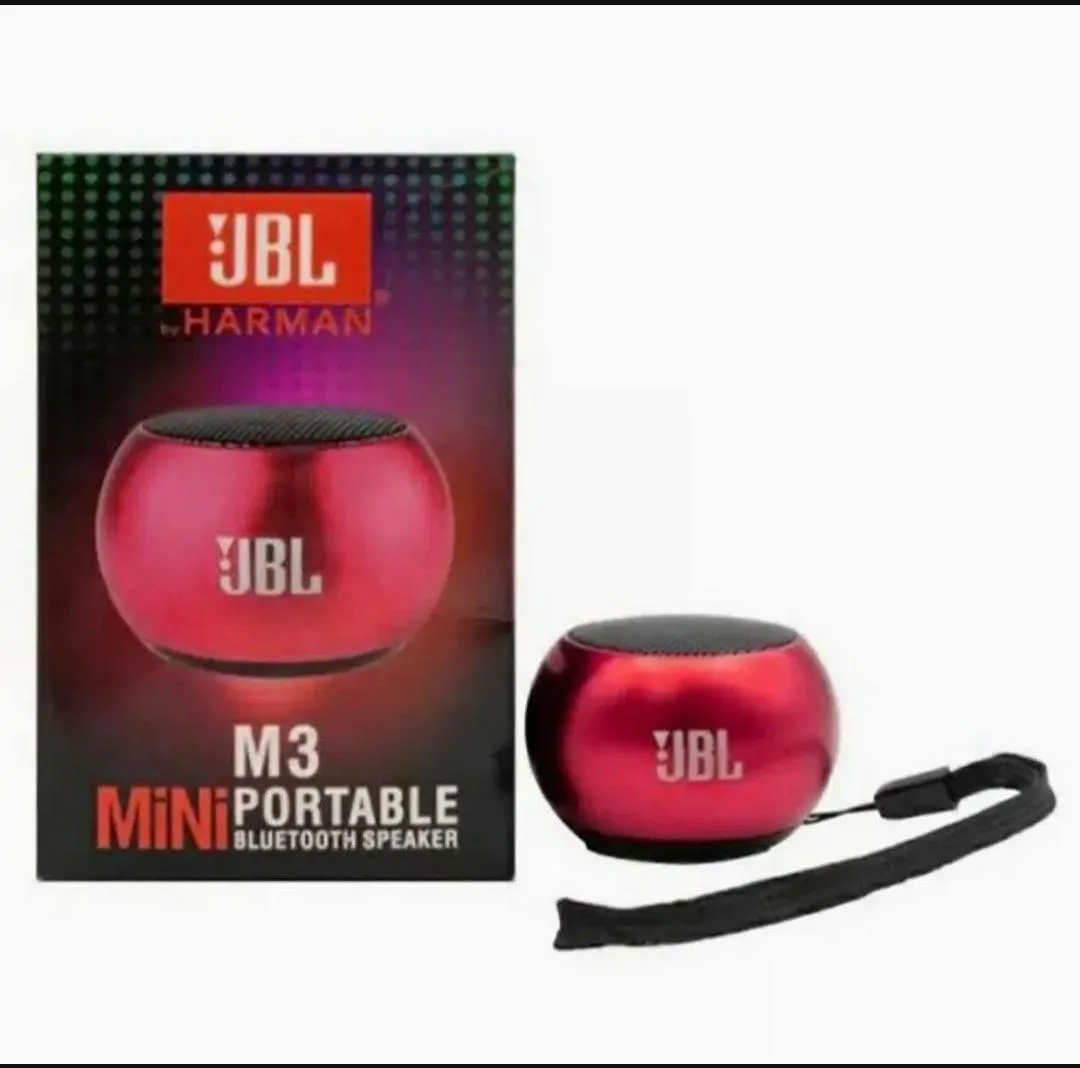 M3 Mini Bluetooth Speaker with Super Bass and Long Battery Life - Pack of 1