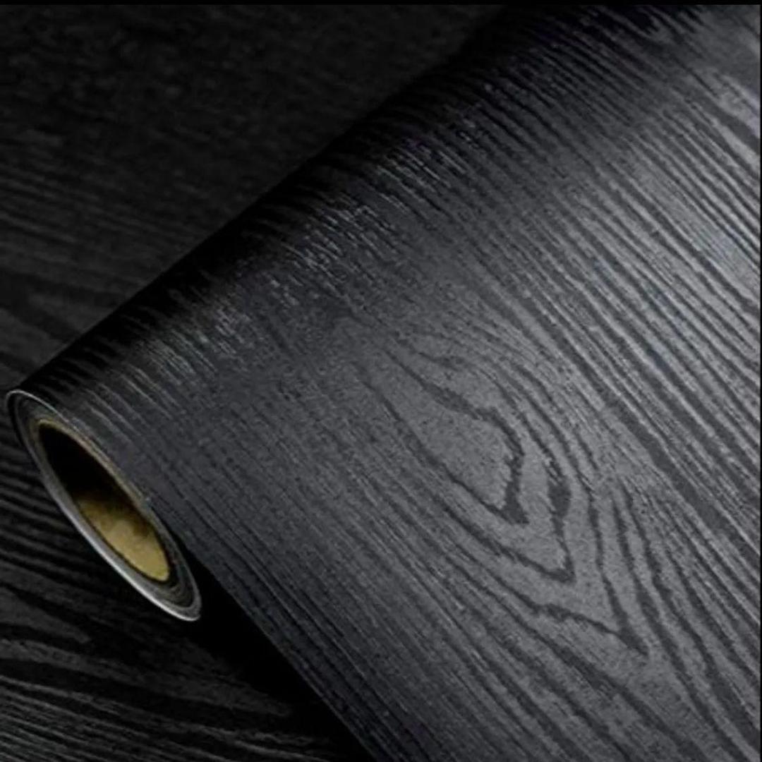 Stylish 2 Pcs Black Wallpaper - Modern Abstract Home Decor