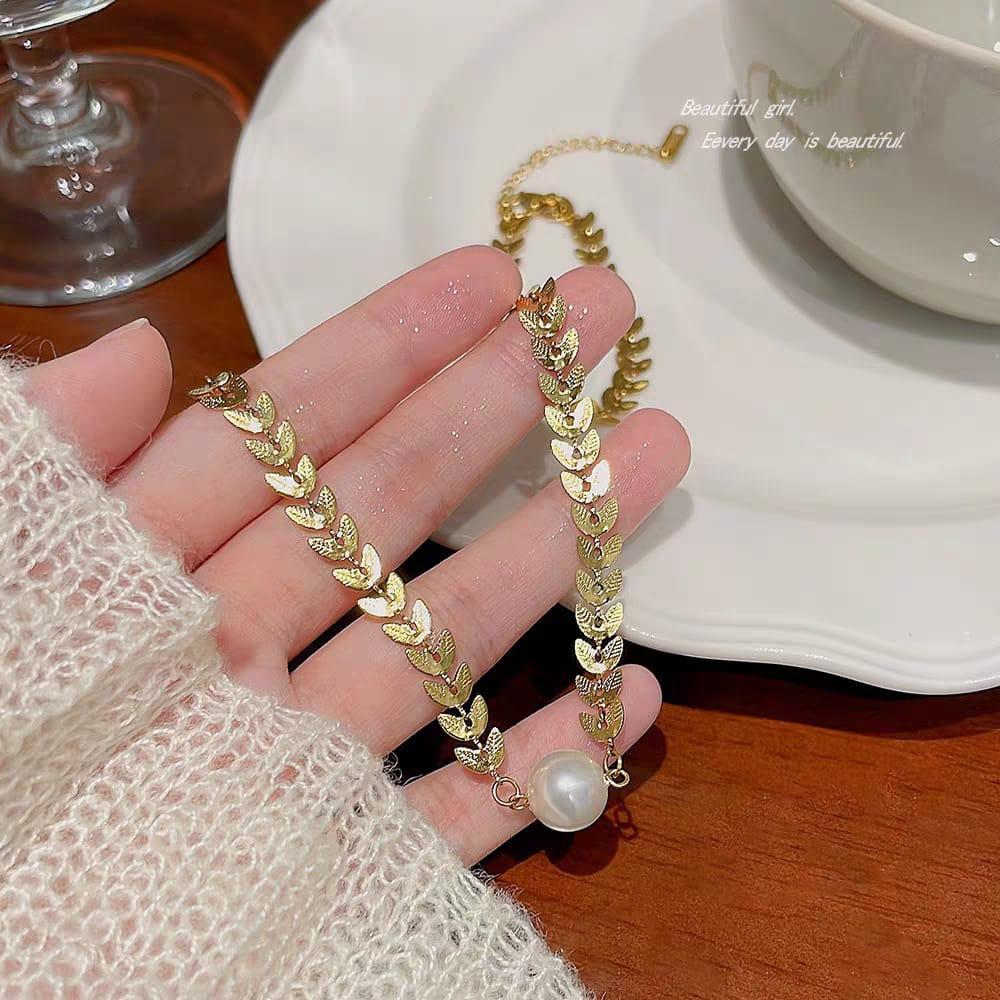 Pearl Stone Gold Plated Pearl Pendant