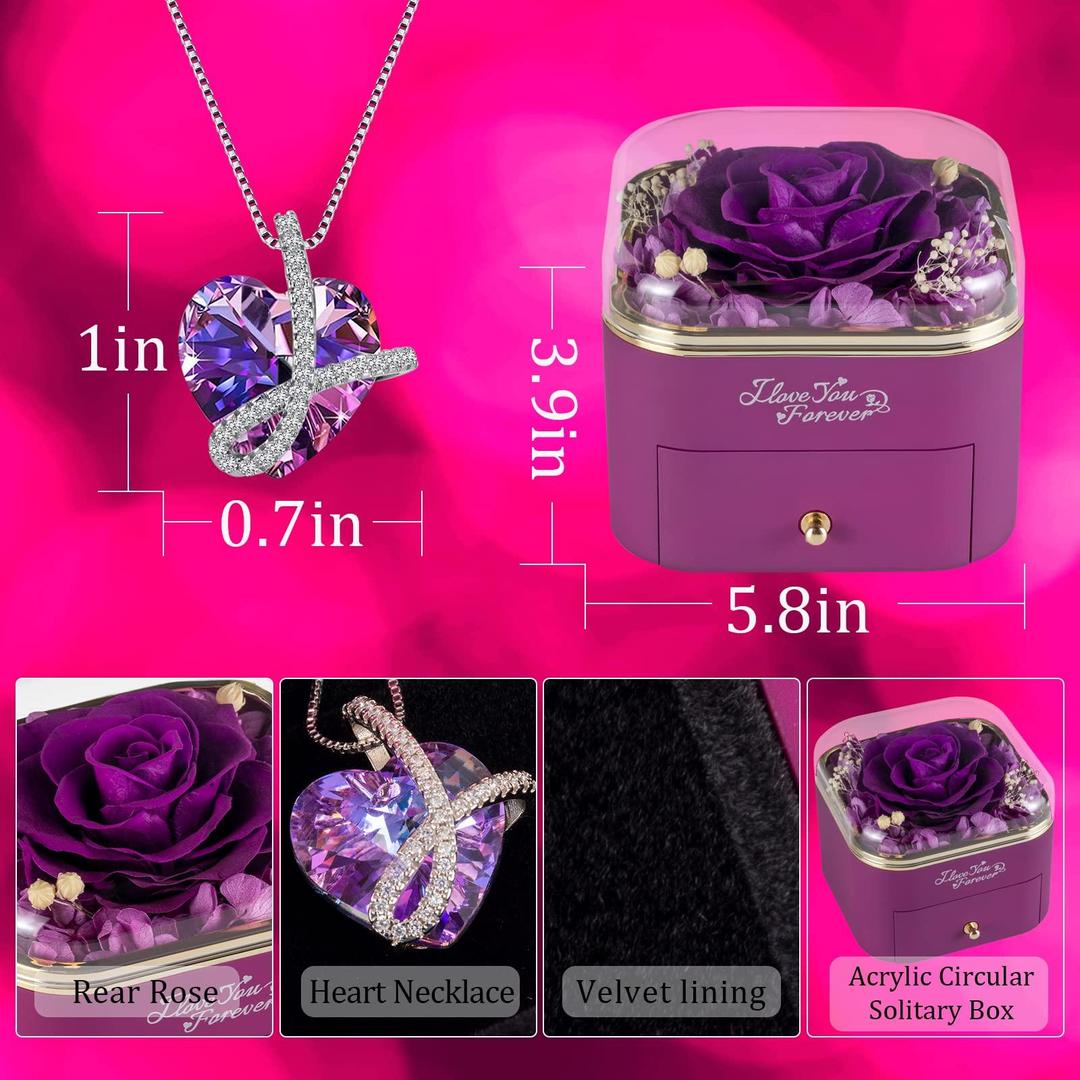 Love Heart Design Gold Plated Zircon Pendant