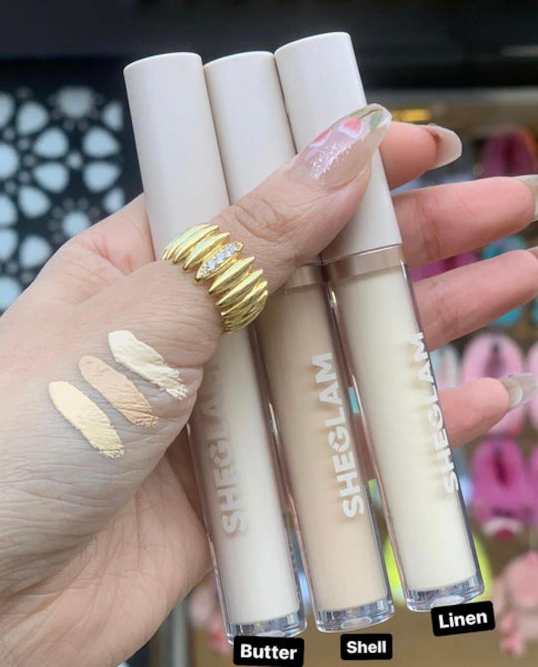 High Coverage Concealer - 3 Pcs Creamy Formula for All Skin Types