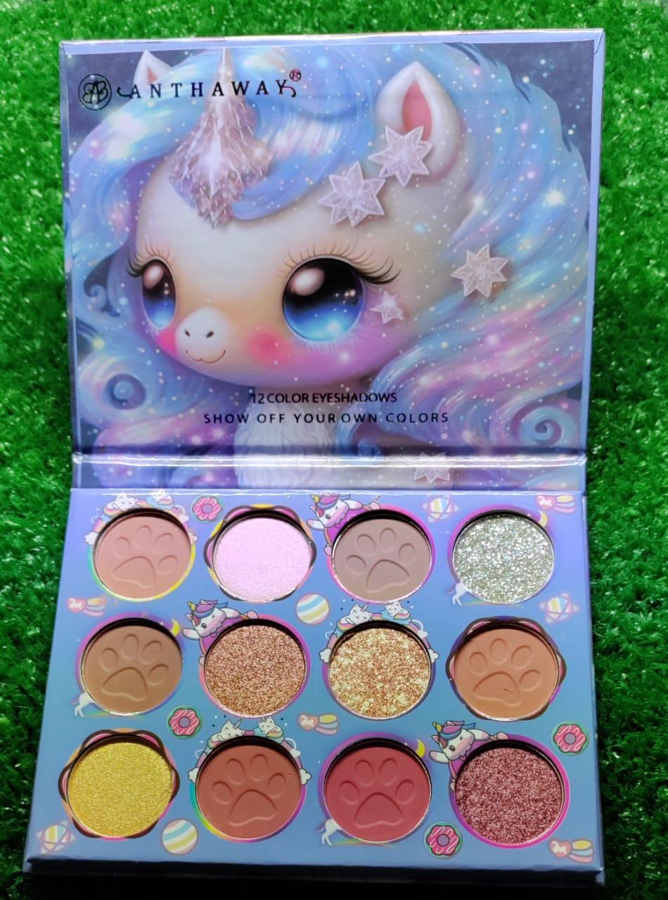 Vibrant 1 Pcs Matte And Glitter Multicolor Eyeshadow Palette