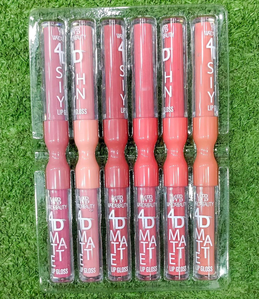Hydrating Matte & Shiny Lip Gloss - Pack of 6