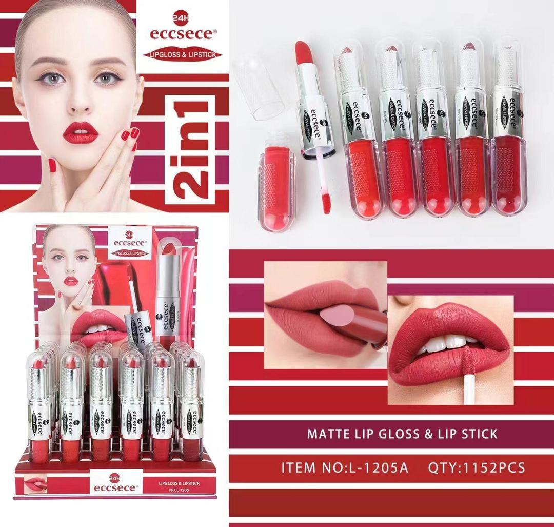 2 in 1 Lipstick Lip Gloss