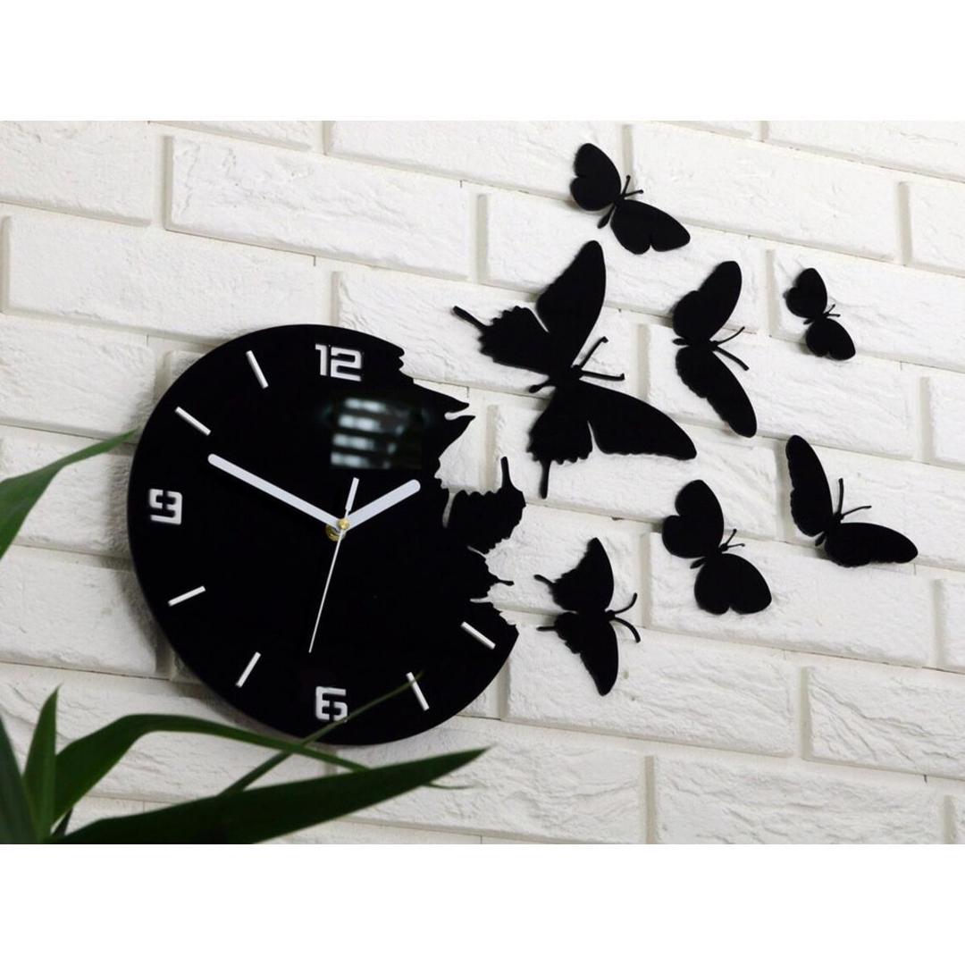 Butterfly Design Analogue Wall Clock
