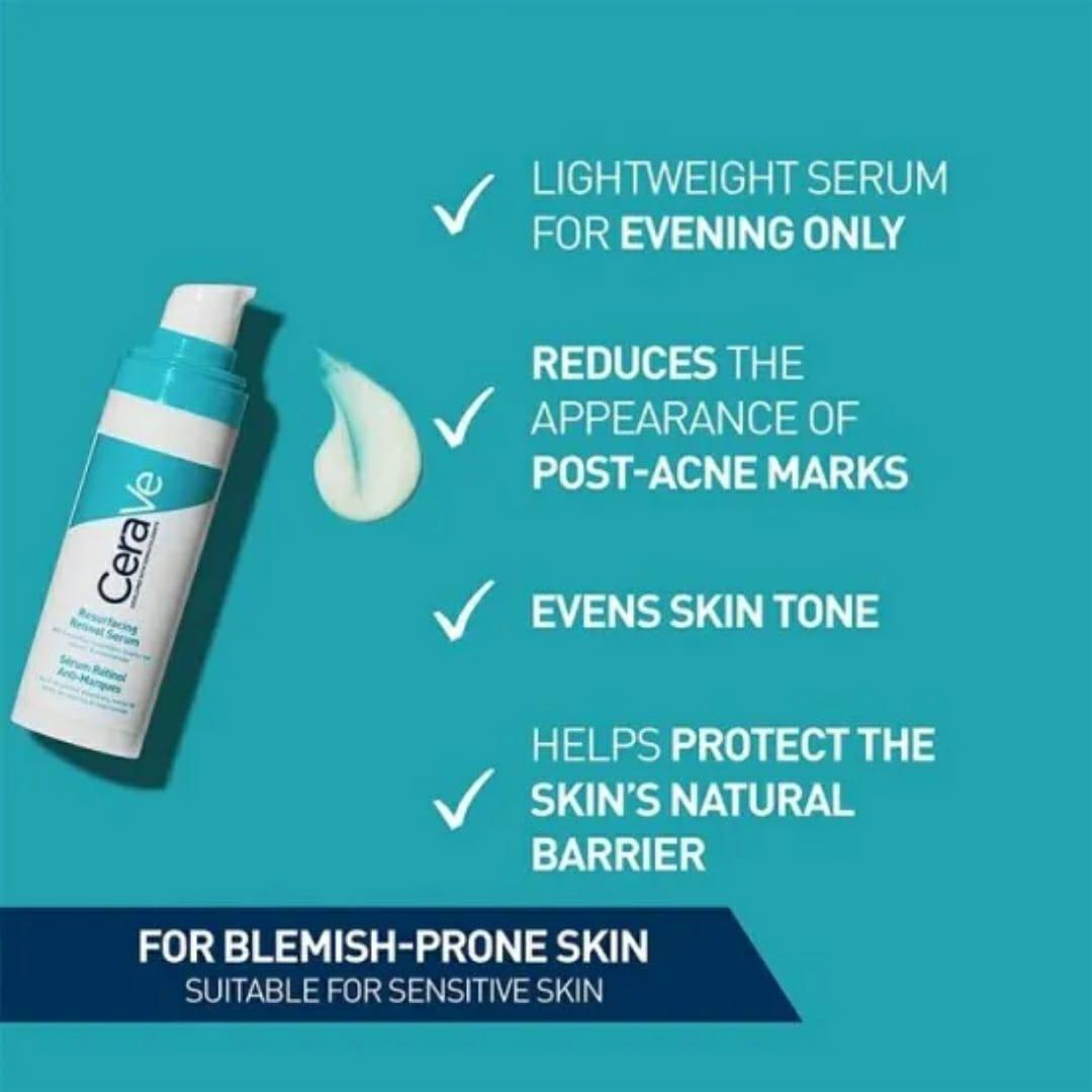 CeraVe Resurfacing Retinol Serum for Dry Skin 30ml
