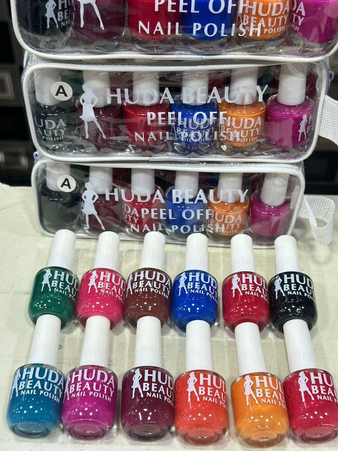 Multicolor Peel Off Nail Polish - 12 Pcs Quick-Drying & Resists Peeling
