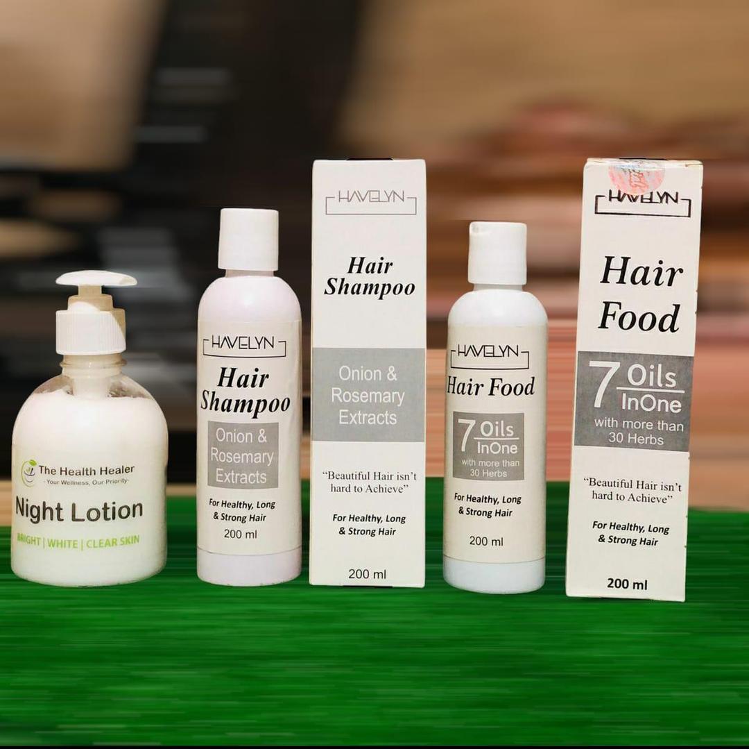 3 in 1 Skincare & Haircare Bundle - Body Lotion, Shampoo & Hair Oil