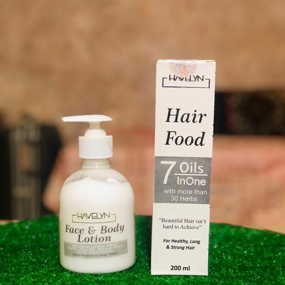 2 in 1 Skincare & Haircare Bundle - Body Lotion & Hair Oil Set