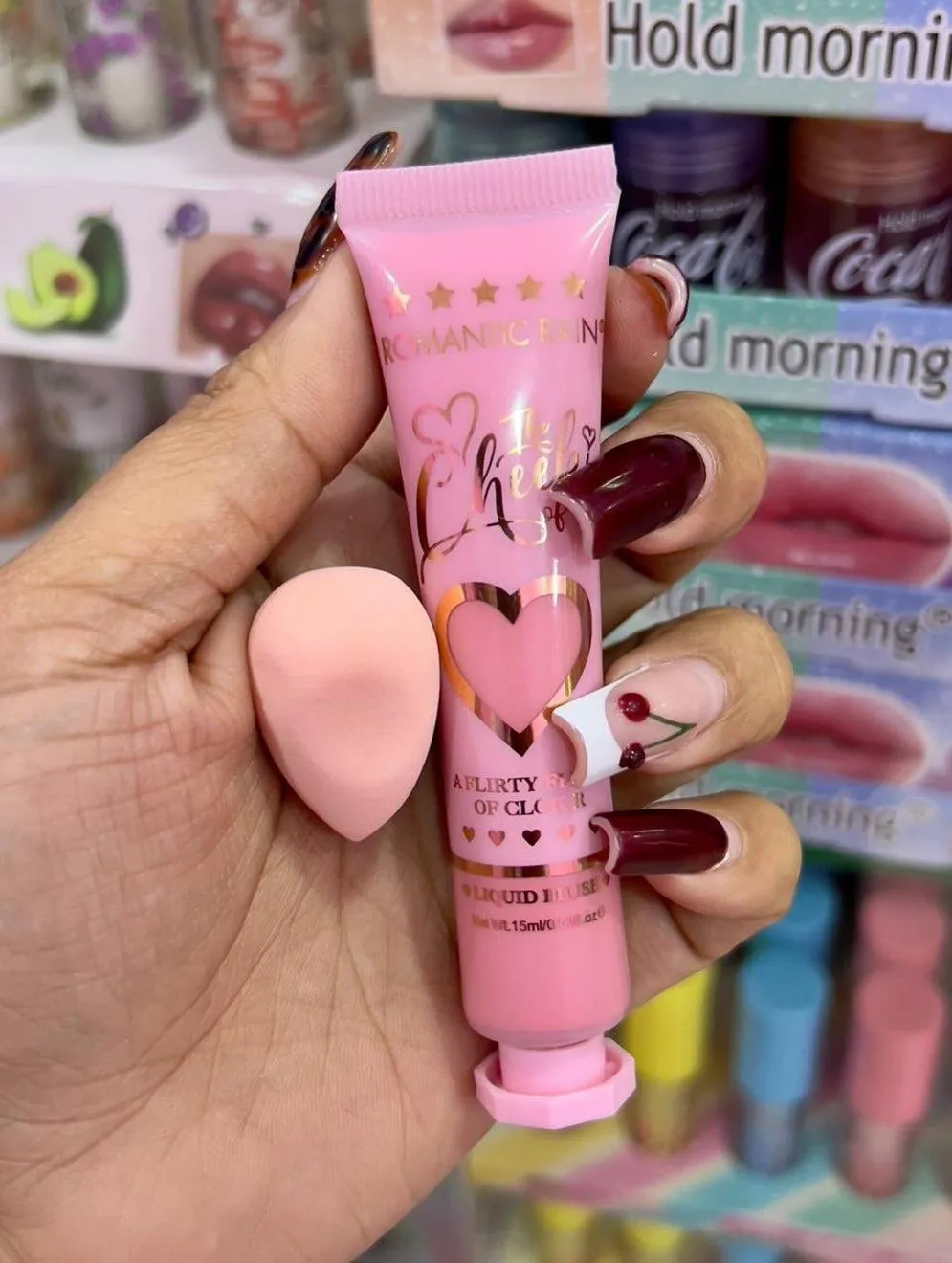 2 in 1 Liquid Blush And Beauty Blender Deal 