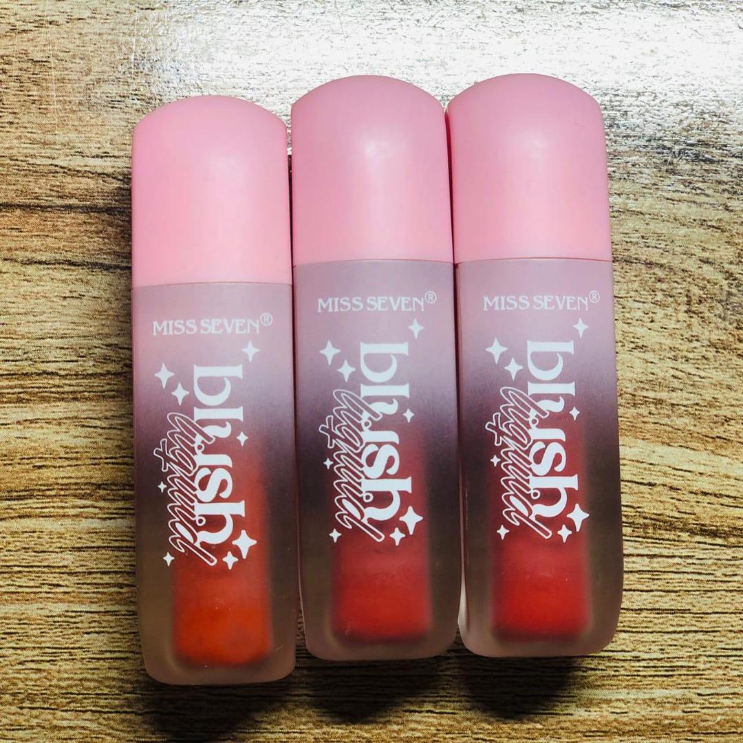 High Coverage Liquid Blush - 3 Pcs Glowy & Matte Finish