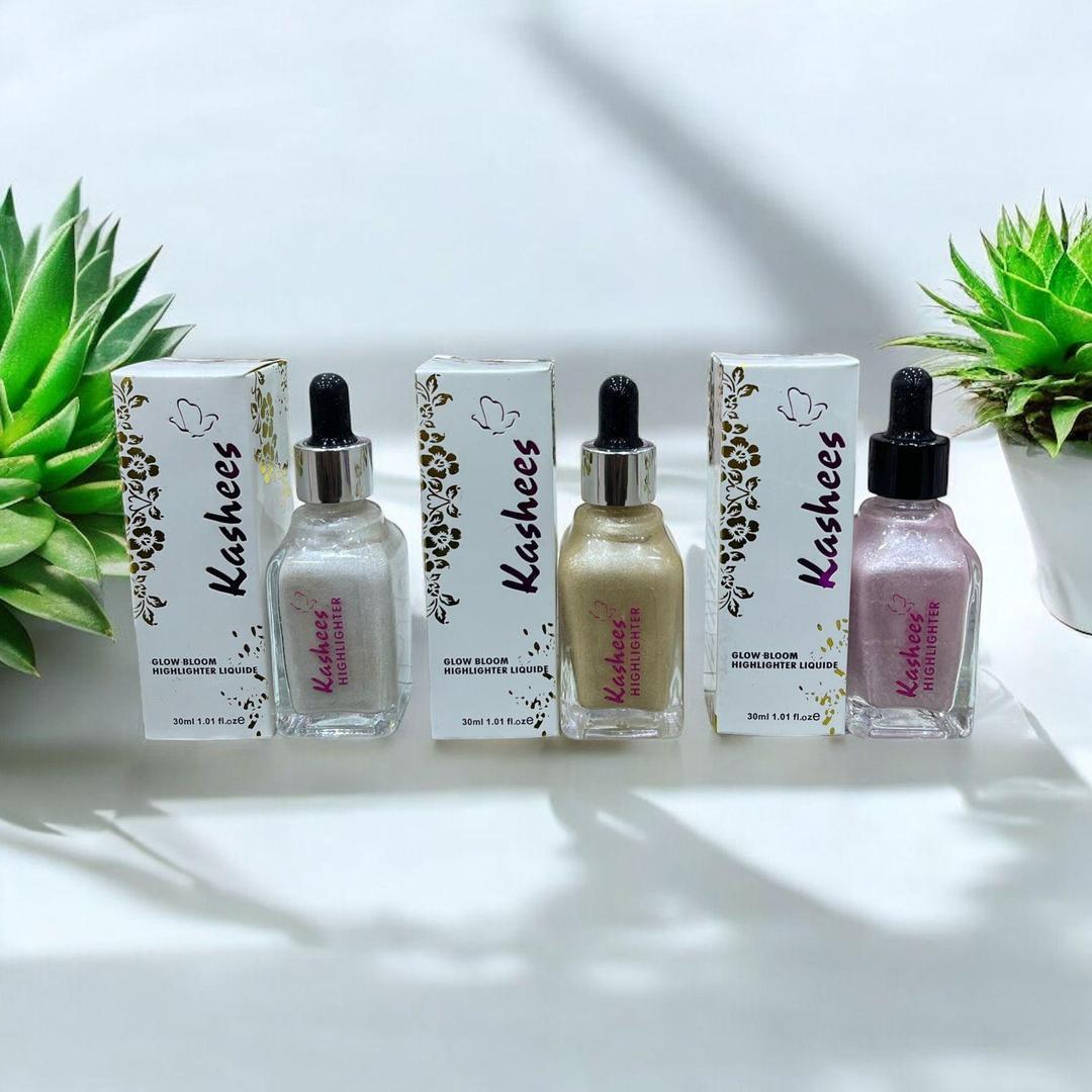 3 Pcs Liquid Highlighter - Glowy and Dewy Finish for a Radiant Look