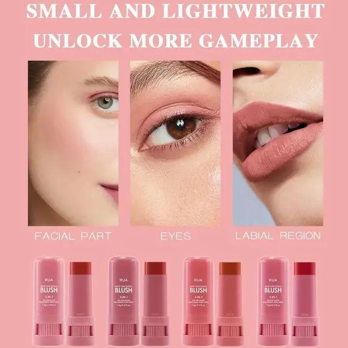 Matte Blush Stick - Cream Finish for Flawless Cheeks