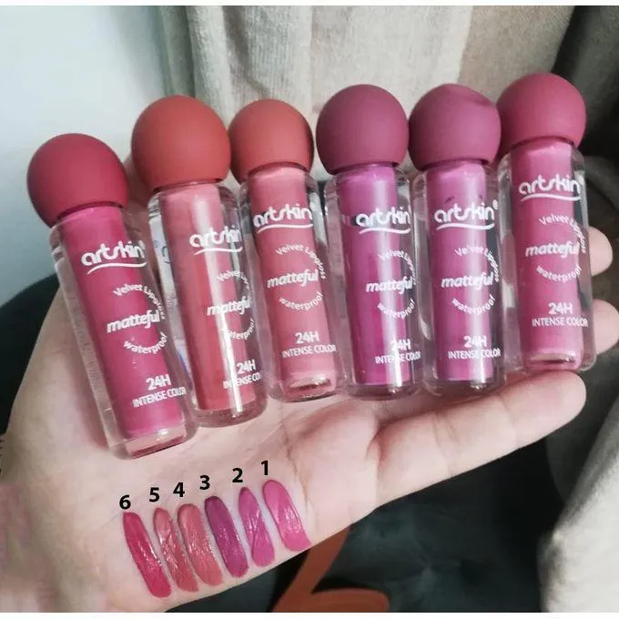 Artskin Long Lasting Matte Velvet Lipgloss, Pack Of 2