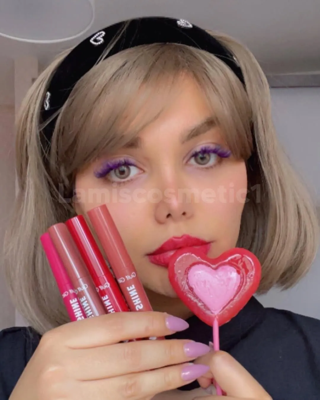 High Pigment Velvet Matte Lipstick / Lip Balm, Pack Of 8