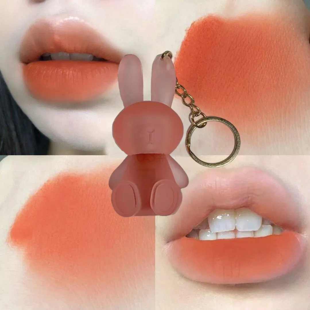 Bear Keychain Rabbit Lip Gloss 