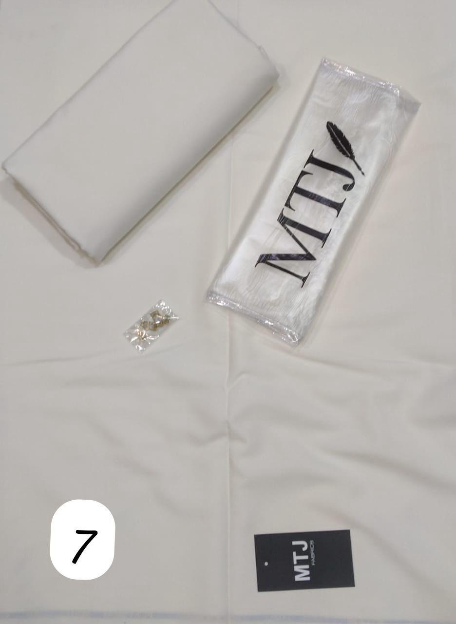 Premium Wash And Wear Men’s Unstitched Suit - Classic Plain Design