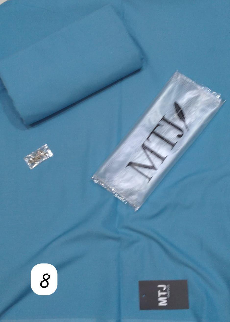 Men’s Unstitched Wash And Wear Plain Suit – All Season Classic Blue