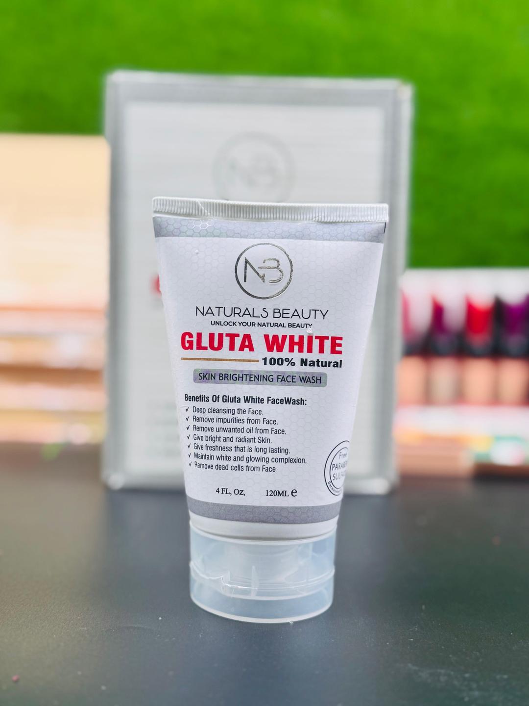 Gluta White Original Skin Brightening Face Wash – Glow Naturally, 120 ml