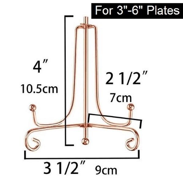 4 Inch Display Stand Iron Easel Plate Display Photo Holder Stand